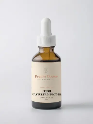 Fresh Nasturtium Flower Tincture